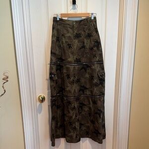 Social Collision camouflage skirt